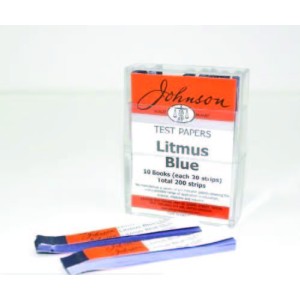 Litmus blue papers